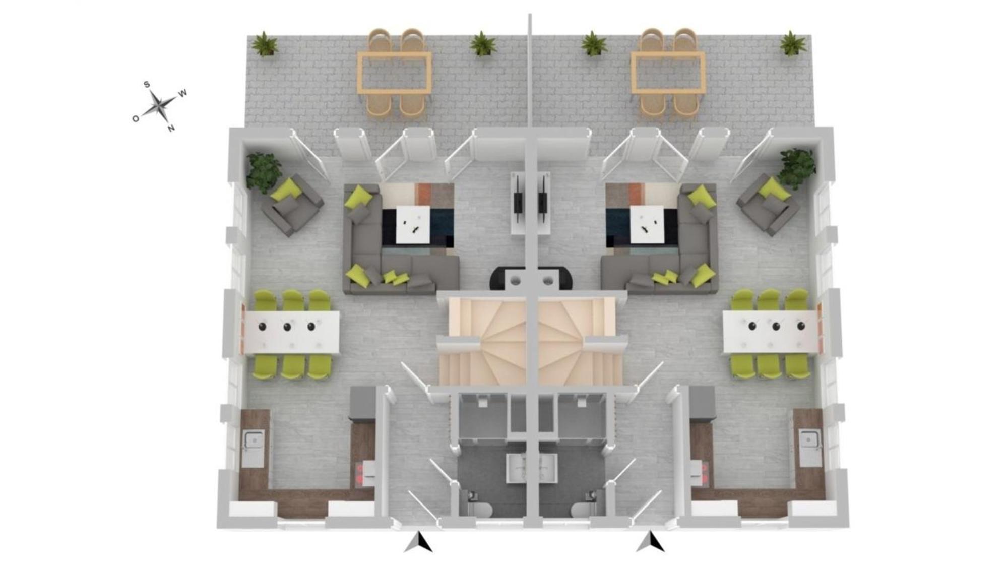 Haus Veronika Links Wyk auf Foehr Luaran gambar